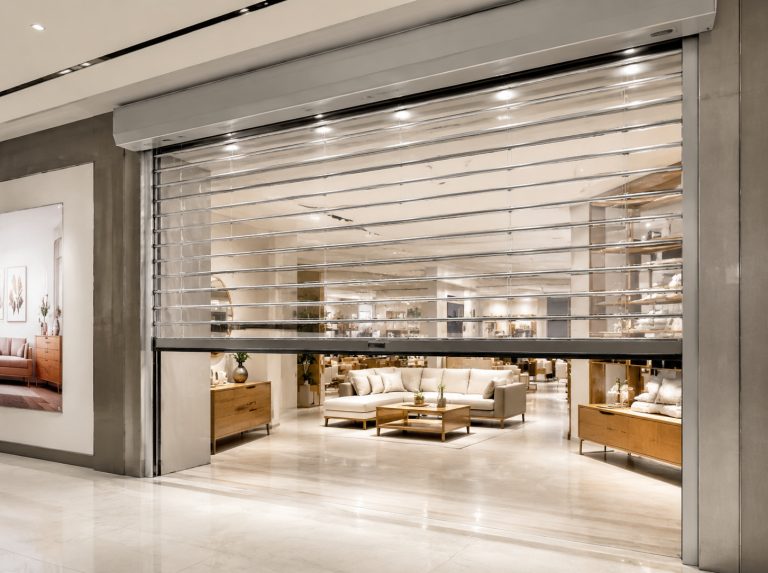 皇姑区定制铝合金水晶卷帘门